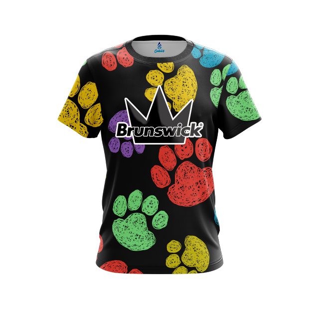 Brunswick Puppy Paws CoolWick Bowling Jersey