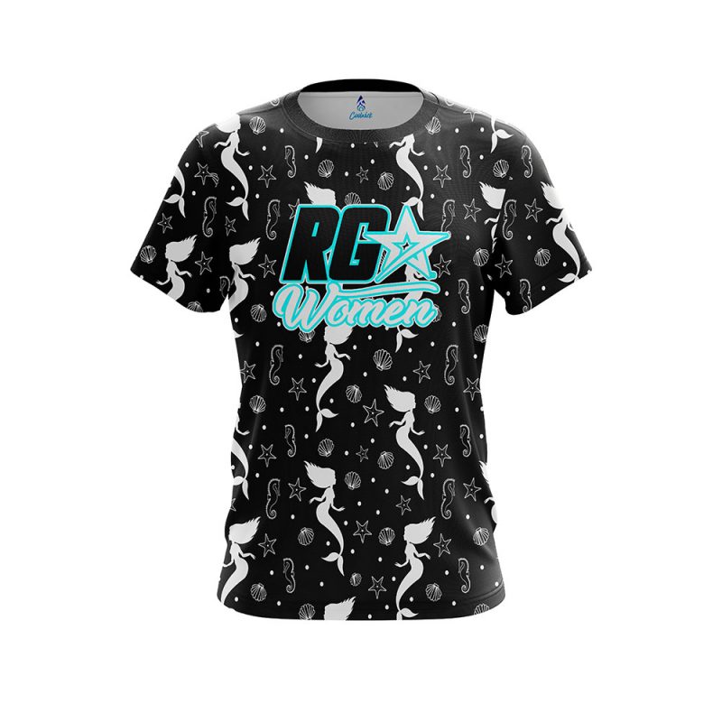 Roto Grip RG Women Beautiful Sea Creatures Black CoolWick Jersey