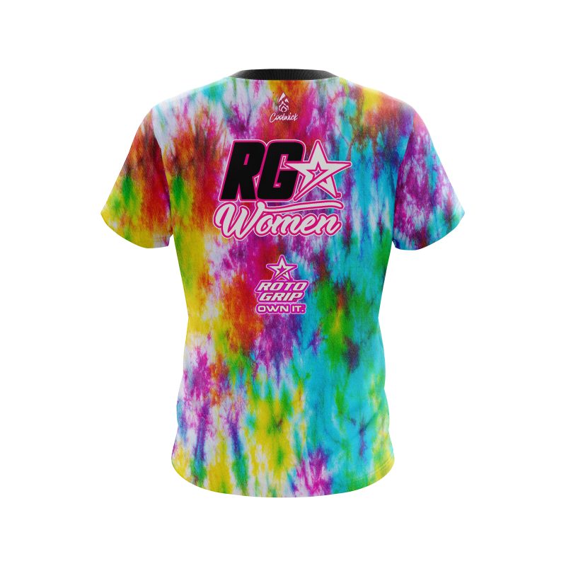 Roto Grip RG Women Tie Dye CoolWick Bowling Jersey - Image 2