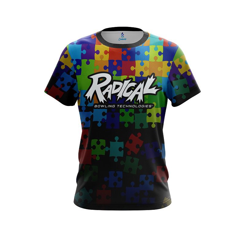 Radical Autism Awareness Be Kind CoolWick Bowling Jersey
