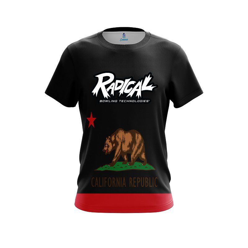 Radical California Republic Flag CoolWick Bowling Jersey