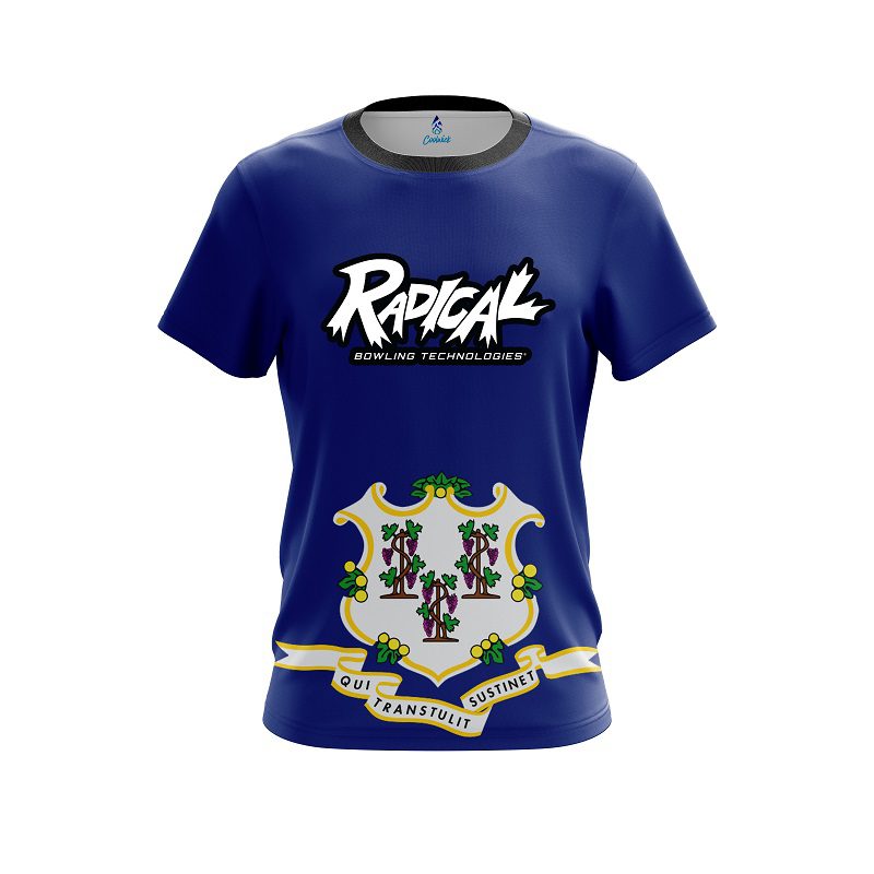 Radical Connecticut Flag CoolWick Bowling Jersey