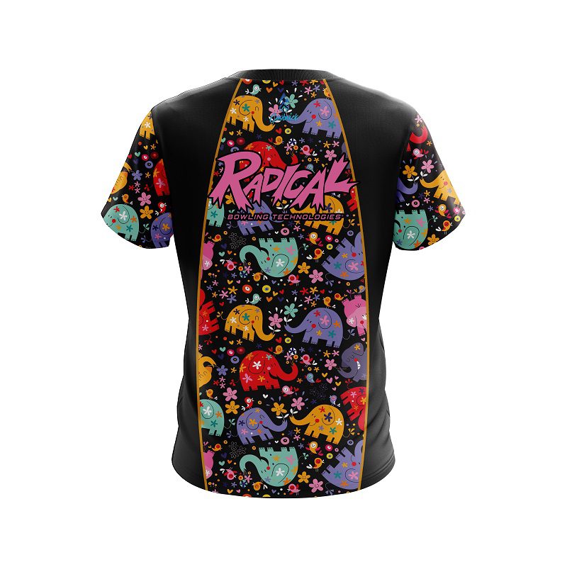 Radical Elephant Love CoolWick Bowling Jersey - Image 2