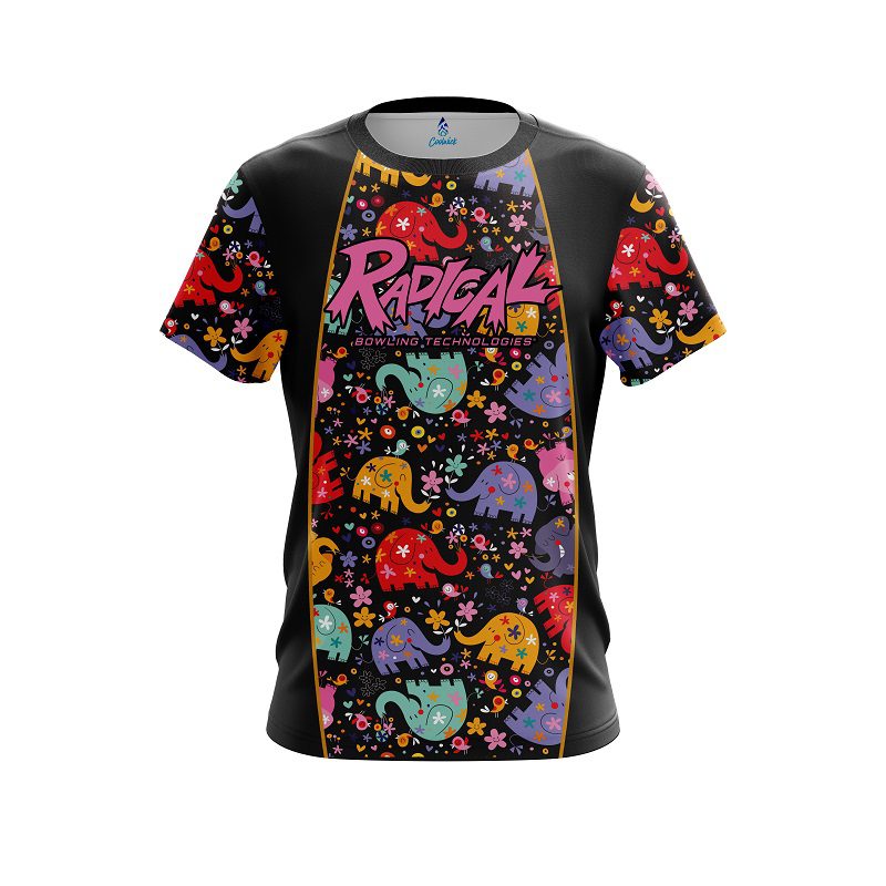 Radical Elephant Love CoolWick Bowling Jersey