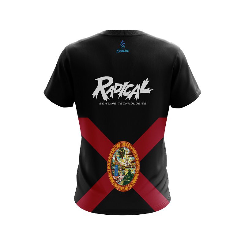 Radical Florida Flag CoolWick Bowling Jersey - Image 2