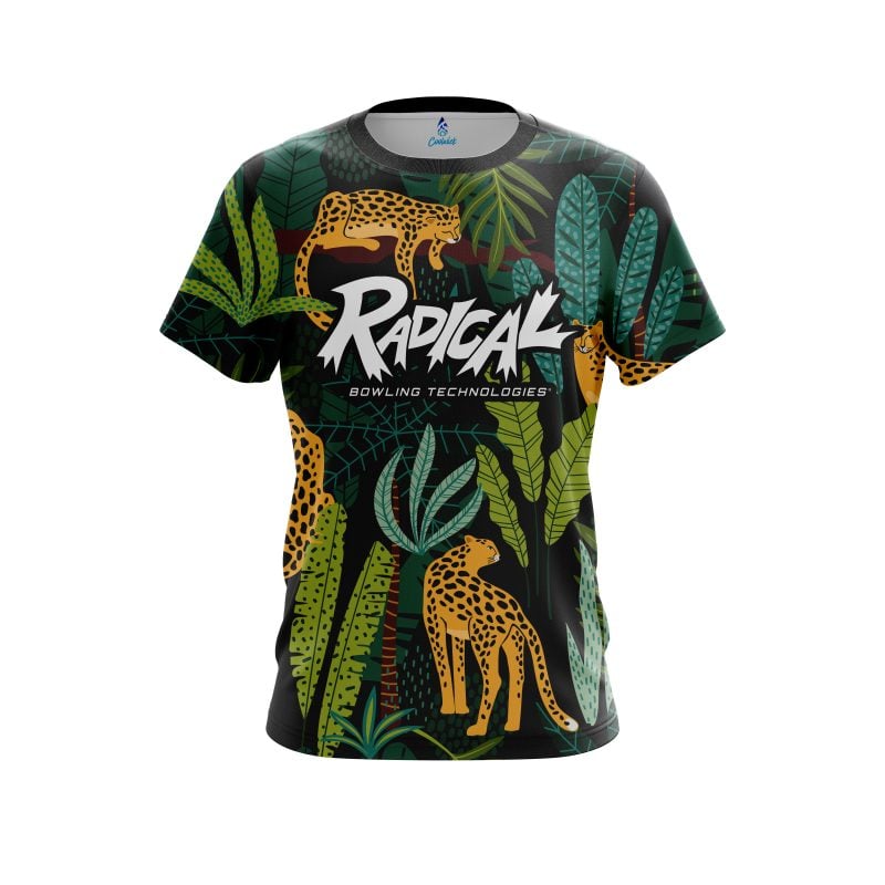 Radical Forest Leopard CoolWick Bowling Jersey