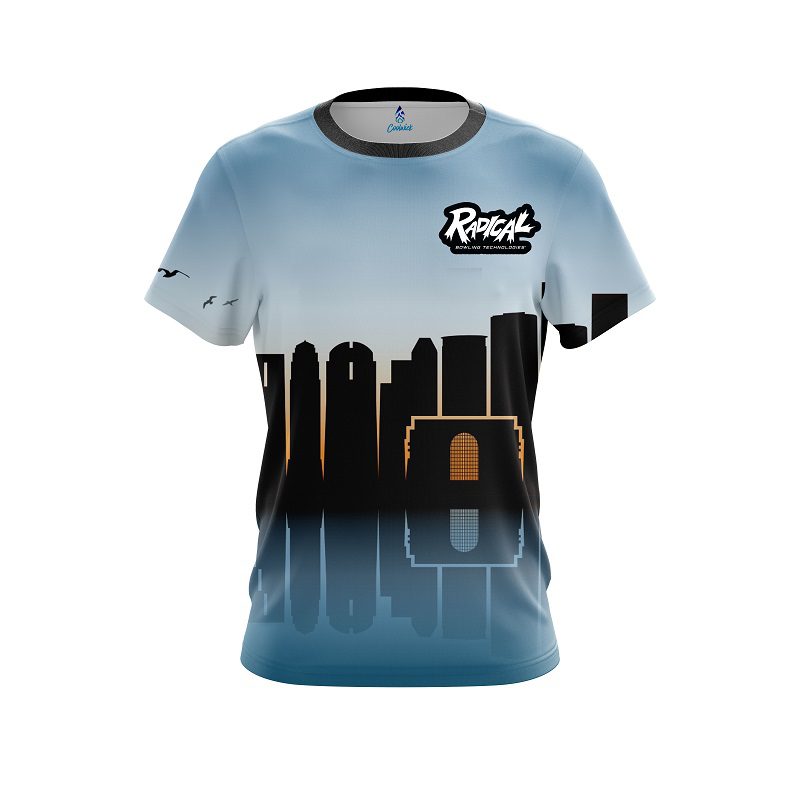 Radical Houston Skyline CoolWick Bowling Jersey
