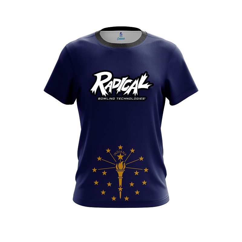 Radical Indiana Flag CoolWick Bowling Jersey