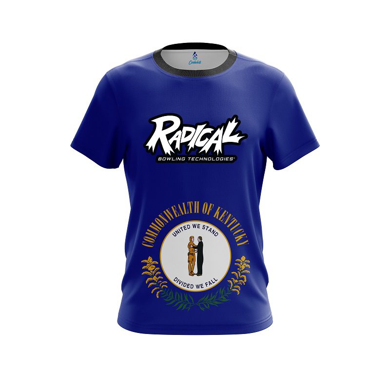 Radical Kentucky Flag CoolWick Bowling Jersey