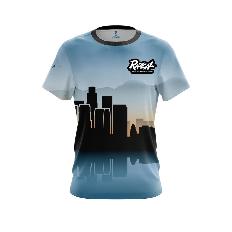 Radical Los Angeles Skyline CoolWick Bowling Jersey