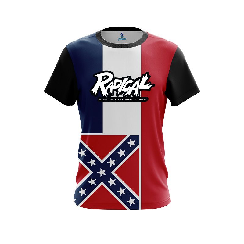 Radical Mississippi Flag CoolWick Bowling Jersey