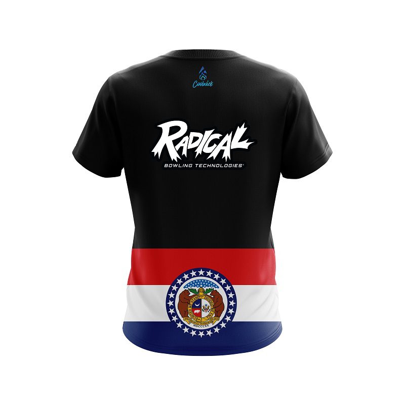 Radical Missouri Flag CoolWick Bowling Jersey - Image 2