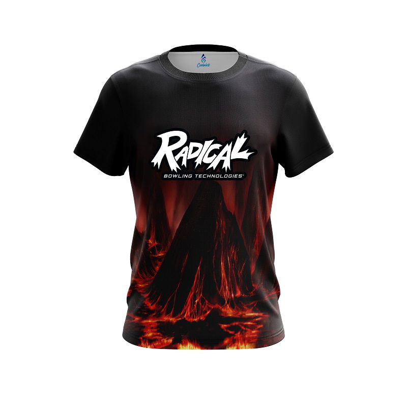 Radical Molten Volcano CoolWick Bowling Jersey