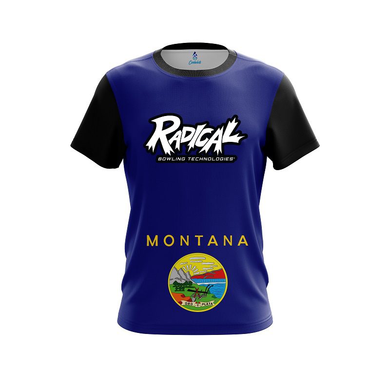 Radical Montana Flag CoolWick Bowling Jersey