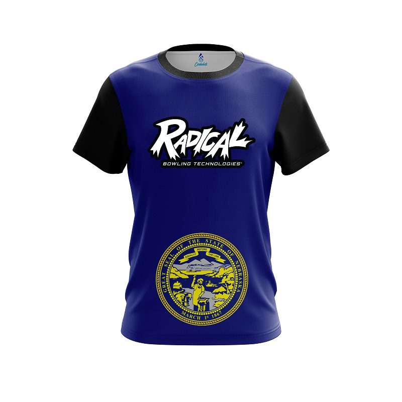 Radical Nebraska Flag CoolWick Bowling Jersey