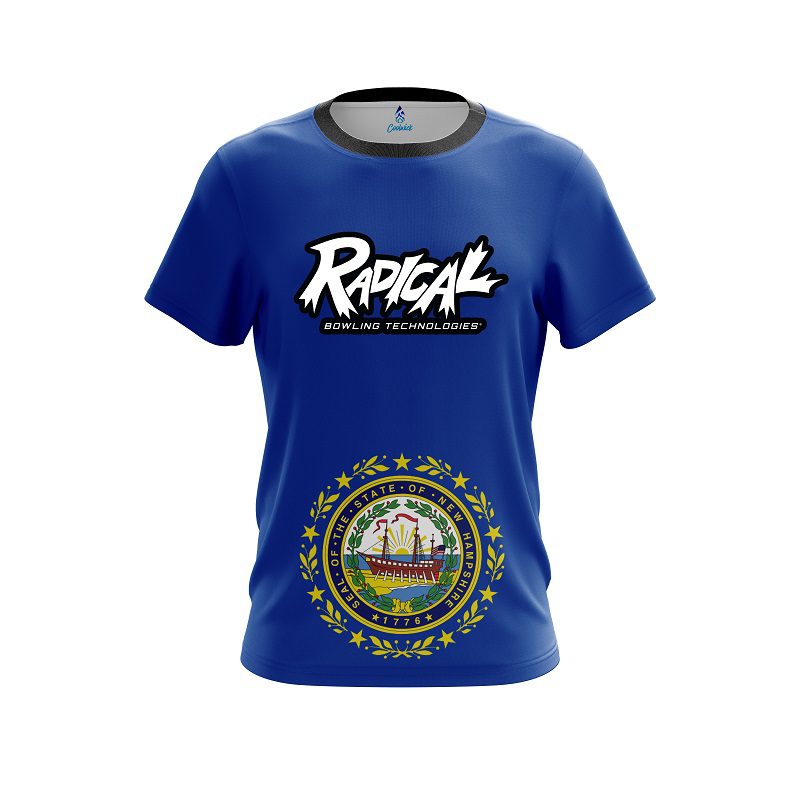 Radical New Hampshire  Flag CoolWick Bowling Jersey