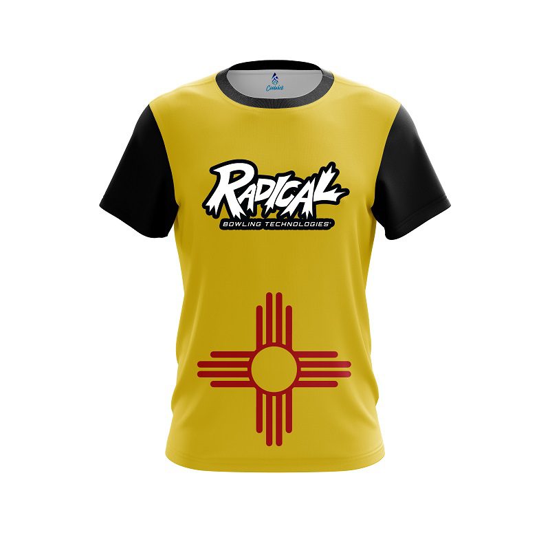Radical New Mexico Flag CoolWick Bowling Jersey