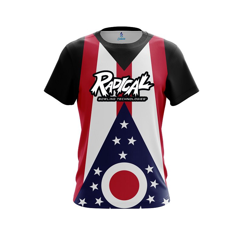 Radical Ohio Flag CoolWick Bowling Jersey