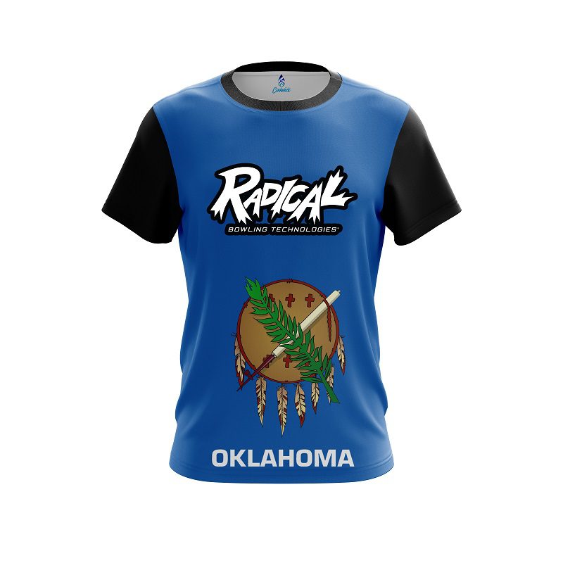 Radical Oklahoma Flag CoolWick Bowling Jersey