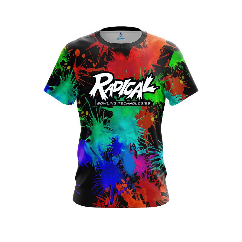 Radical Paint Splatter CoolWick Bowling Jersey