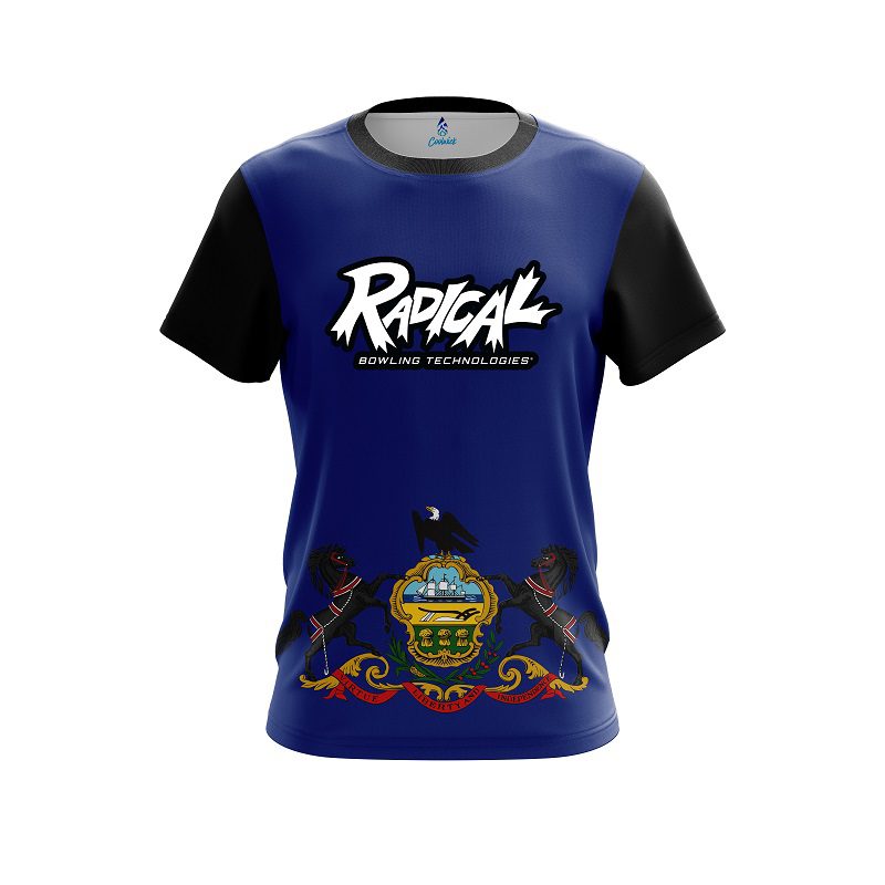 Radical Pennsylvania Flag CoolWick Bowling Jersey