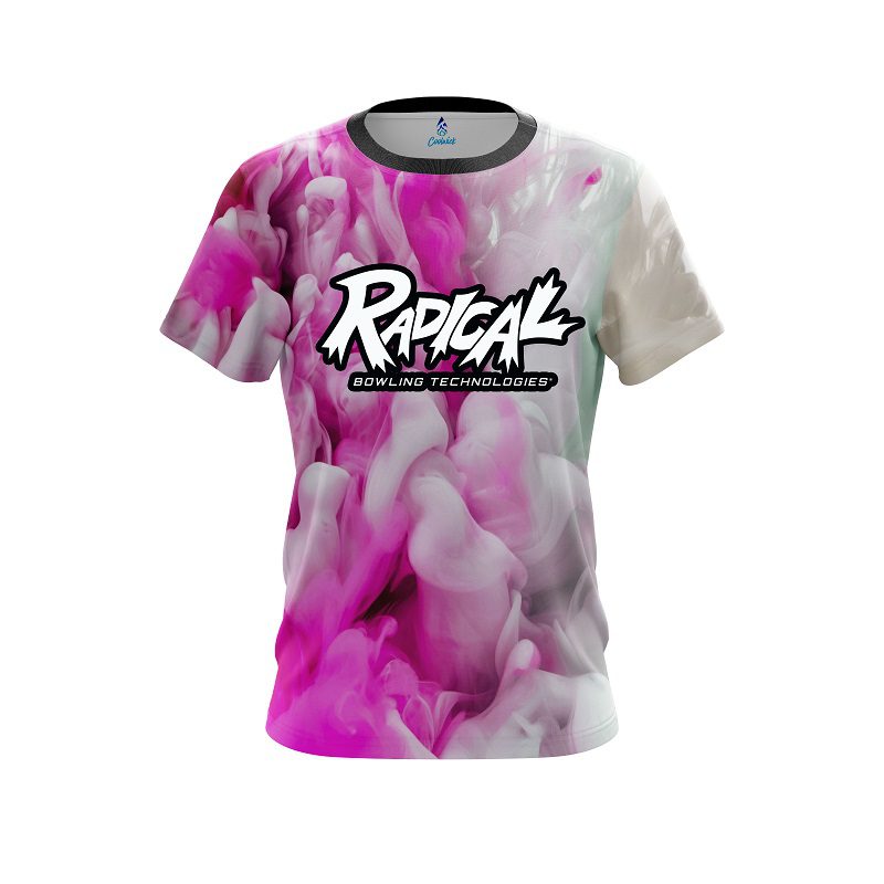 Radical  Pink Clouds CoolWick Bowling Jersey