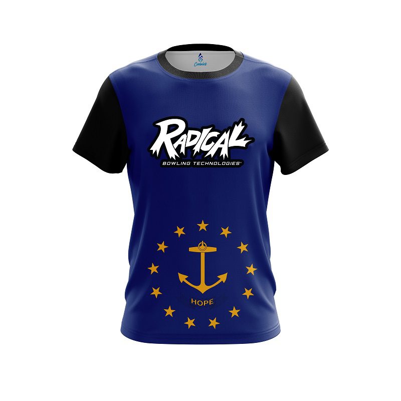 Radical Rhode Island Flag CoolWick Bowling Jersey