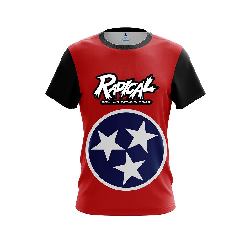 Radical Tennessee Flag CoolWick Bowling Jersey