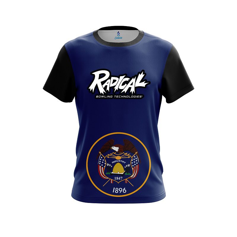 Radical Utah Flag CoolWick Bowling Jersey