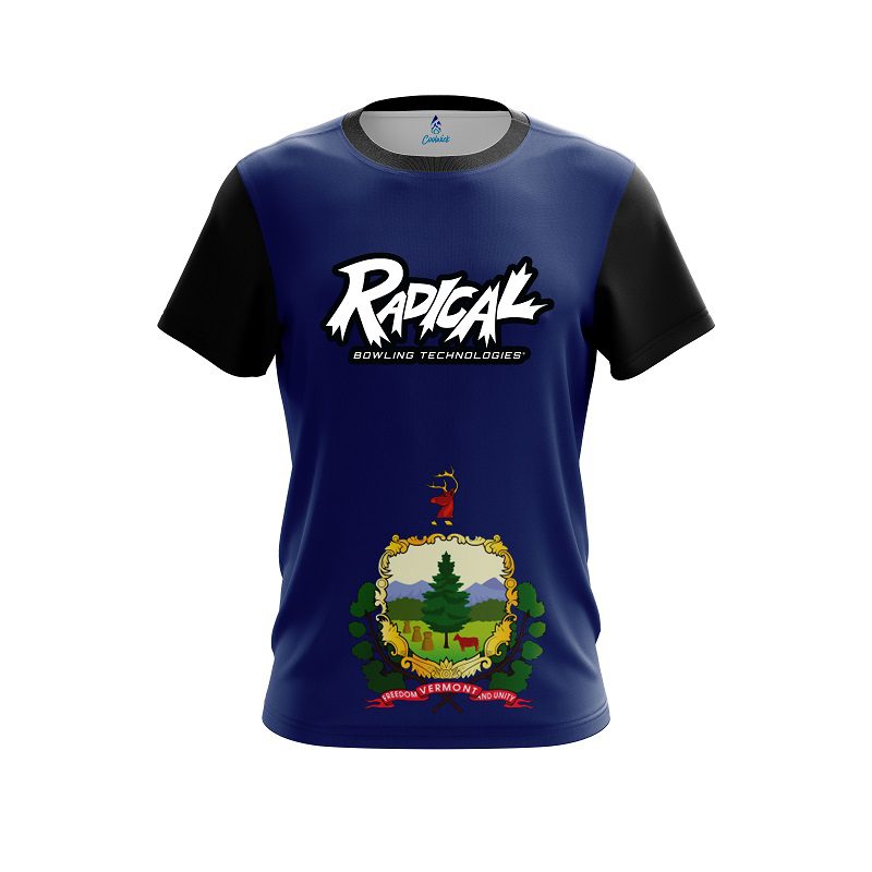 Radical Vermont Flag CoolWick Bowling Jersey
