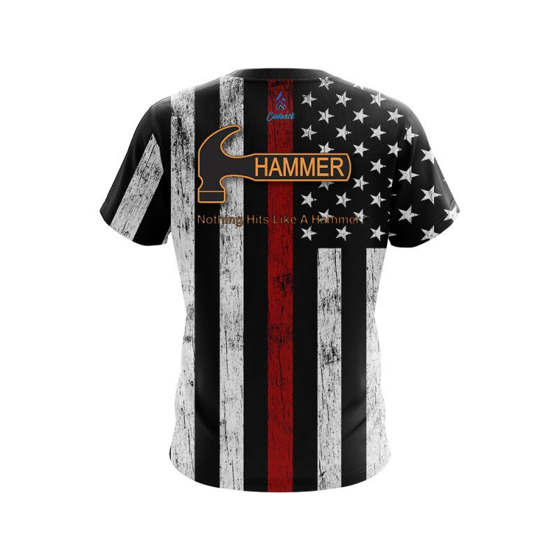 Hammer Red Line CoolWick Bowling Jersey - Image 2
