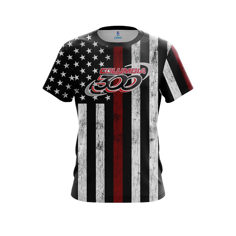 Columbia 300 Red Line CoolWick Bowling Jersey
