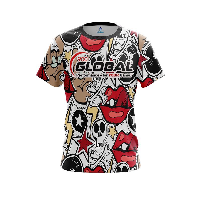 900 Global Rock Star CoolWick Bowling Jersey