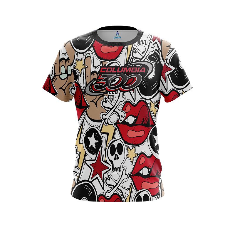 Columbia 300 Rock Star CoolWick Bowling Jersey