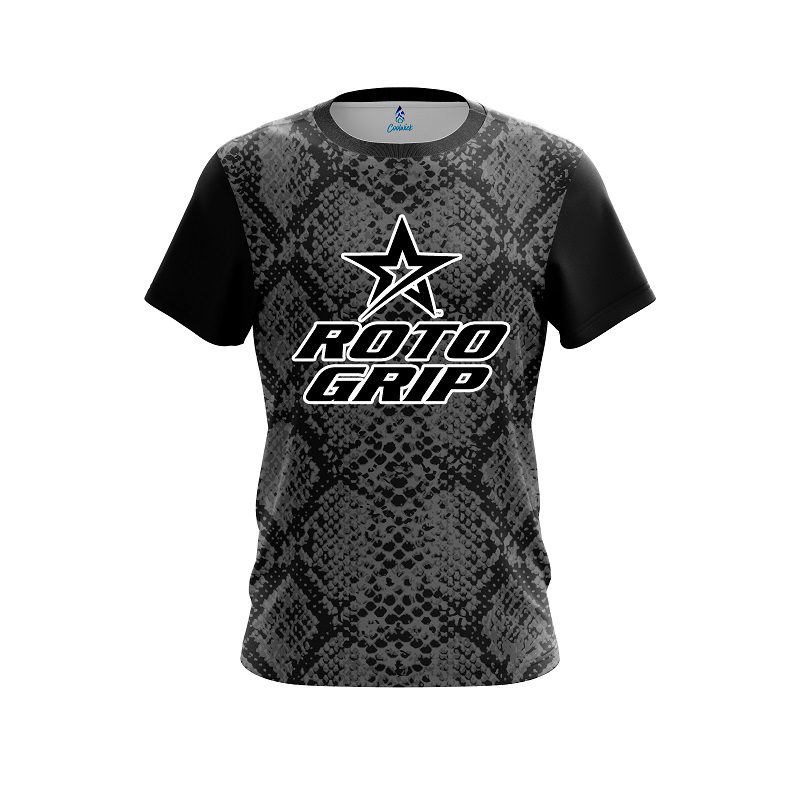 Roto Grip Snake Skin Black CoolWick Bowling Jersey