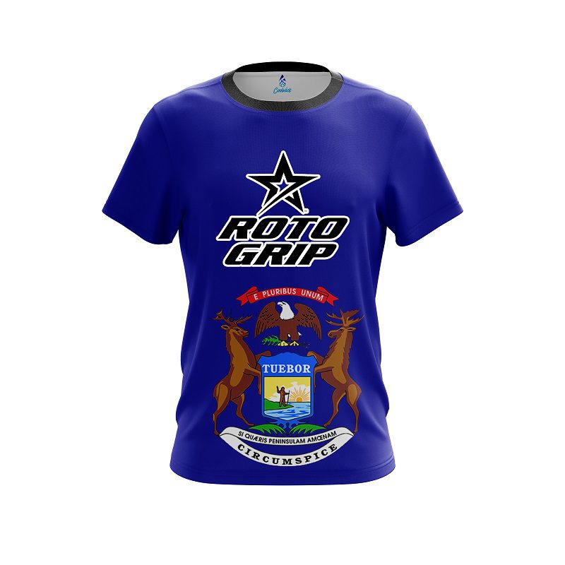 Roto Grip Michigan flag CoolWick Bowling Jersey