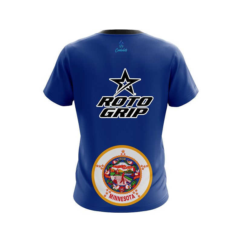 Roto Grip Minnesota flag CoolWick Bowling Jersey - Image 2