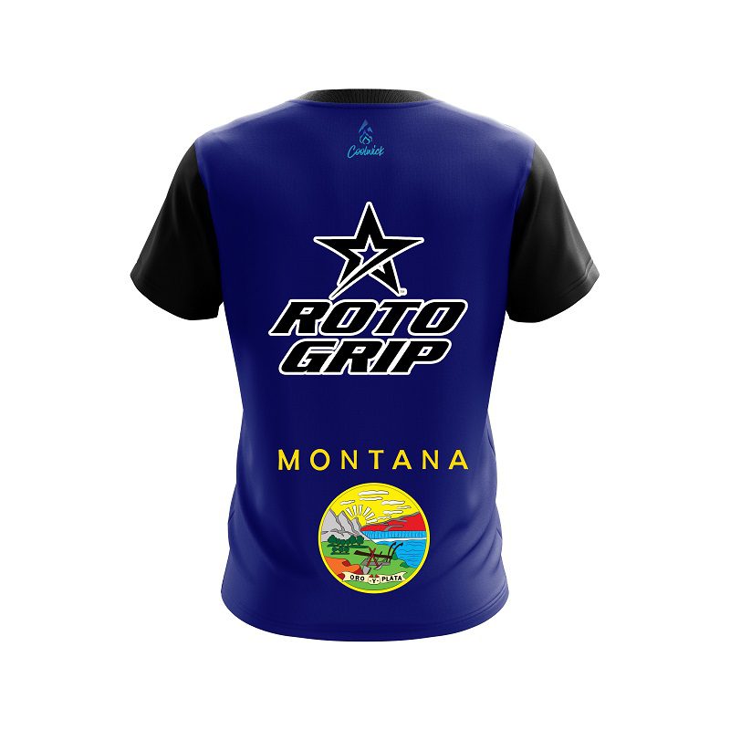 Roto Grip Montana flag CoolWick Bowling Jersey - Image 2