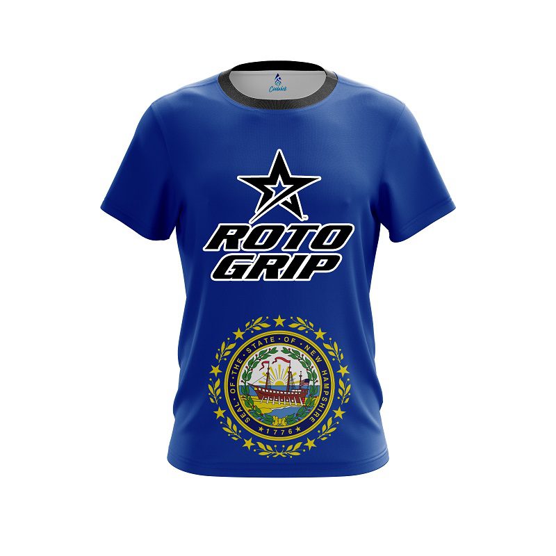 Roto Grip New Hampshire flag CoolWick Bowling Jersey