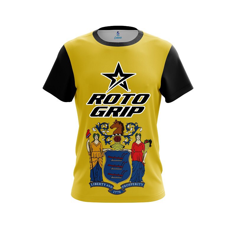 Roto Grip New Jersey flag CoolWick Bowling Jersey