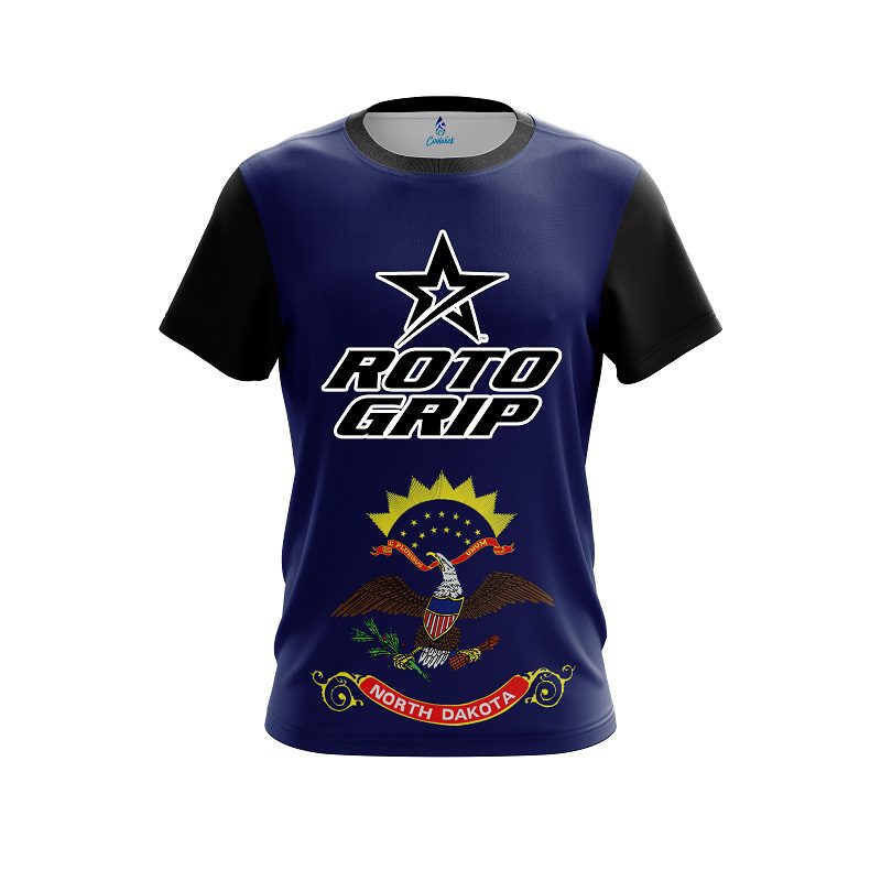 Roto Grip North Dakota flag CoolWick Bowling Jersey