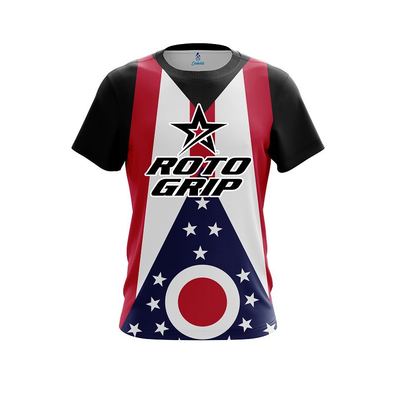 Roto Grip Ohio flag CoolWick Bowling Jersey