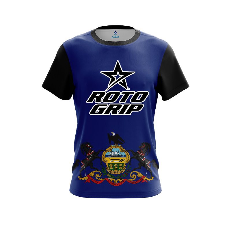 Roto Grip Pennsylvania flag CoolWick Bowling Jersey