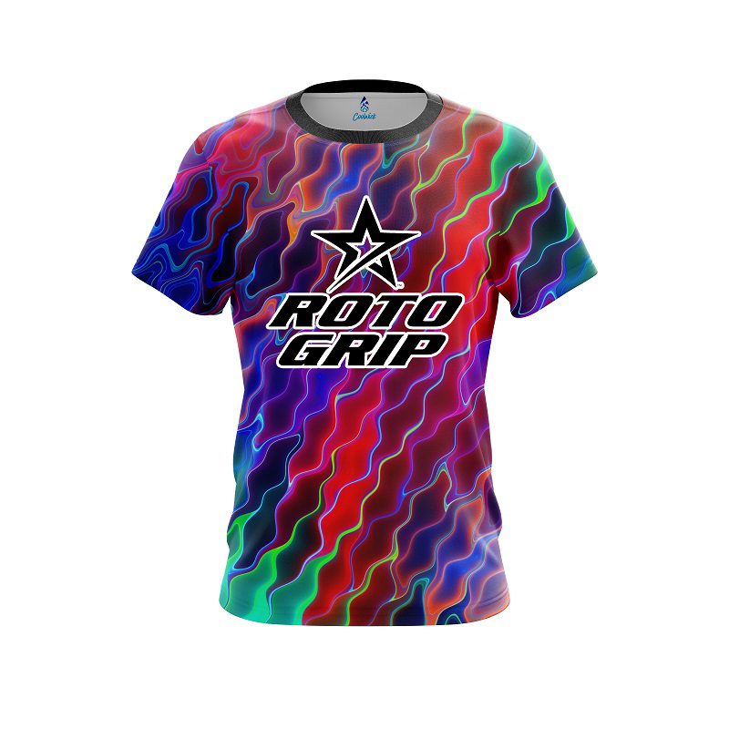 Roto Grip Psychedelic Electric Wave CoolWick Bowling Jersey