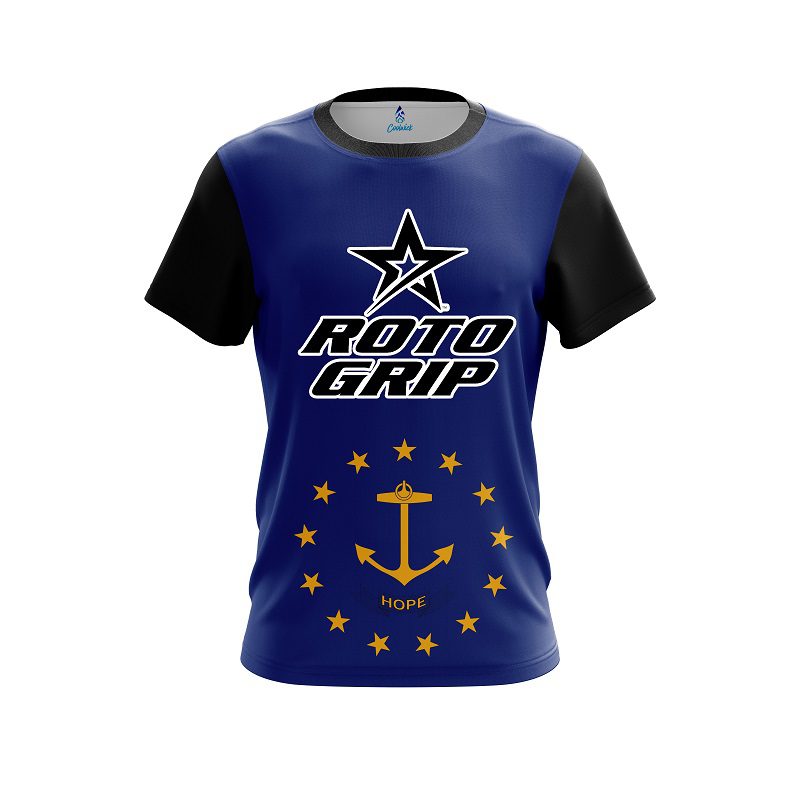 Roto Grip Rhode Island flag CoolWick Bowling Jersey