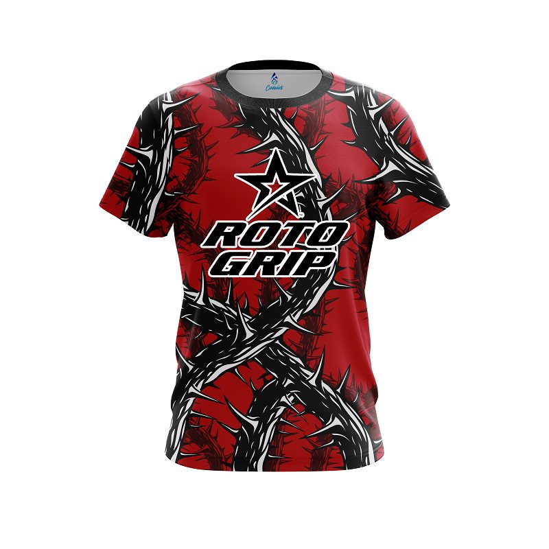 Roto Grip Rock And Roll Red Thorns  CoolWick Bowling Jersey