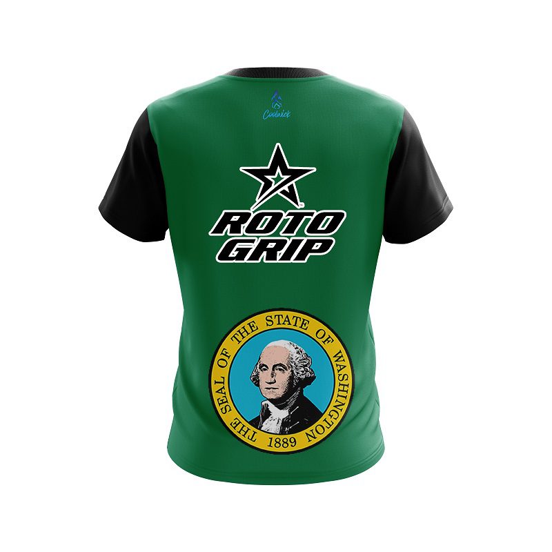 Roto Grip Washington flag CoolWick Bowling Jersey - Image 2