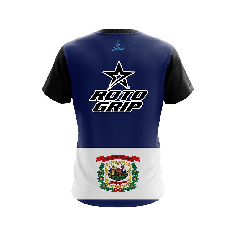 Roto Grip West Virginia flag CoolWick Bowling Jersey - Image 2