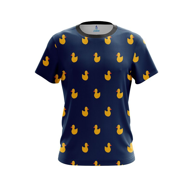 Plain Rubber Duck CoolWick Bowling Jersey