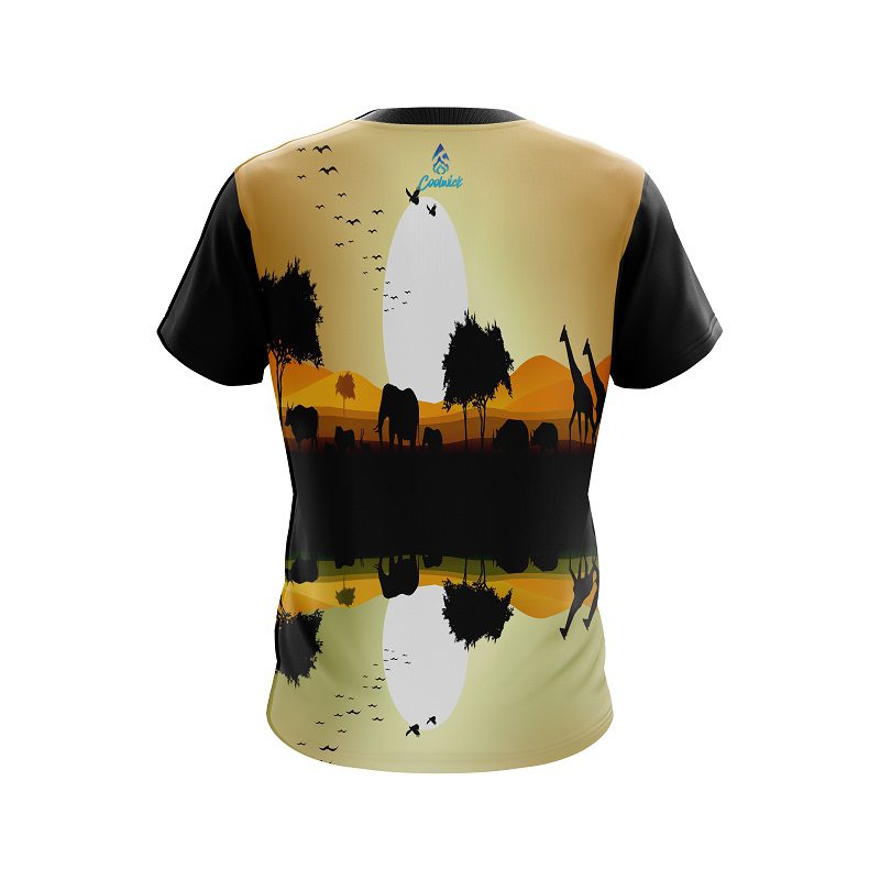 Plain Wondering Sahara CoolWick Bowling Jersey - Image 2